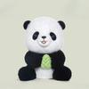 30cm Panda with Hold Bamboo Shoots Soft Stuffed International Favorite Dolls Birthday Christmas Gifts Presents for Kids