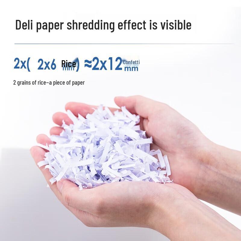 Deli Multifunction Office Paper Shredder CN plug (adapter included)