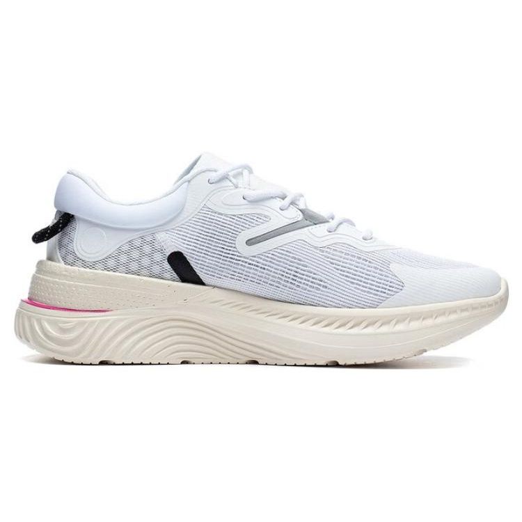Li-Ning Starfire Lite Fabric Synthetic Leather Нескользящие износостойкие дышащие низкие спортивные повседневные туфли мужские кроссовки белые серые красные AGLT101-4