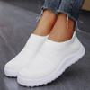 2024 New Women Sport Sneaker Flat Bottom Breathable Comfortable Women Sneakers Slip On Sock Solid Color Women's Running Shoe