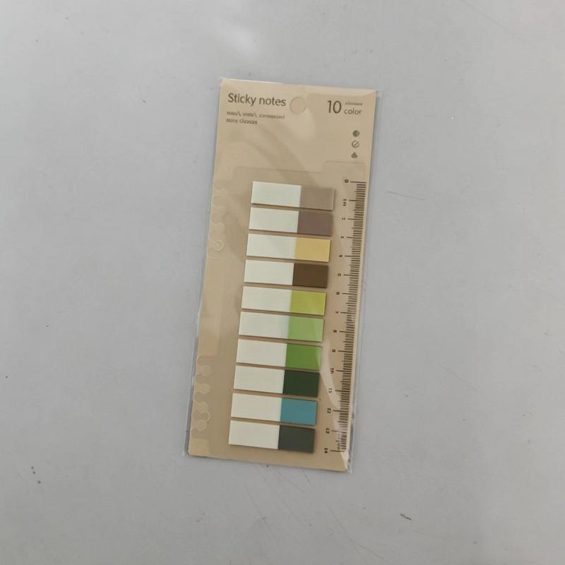 Morandi Color Sticky Note Index Tabs – Loose-leaf Classification Memo Pad Labels