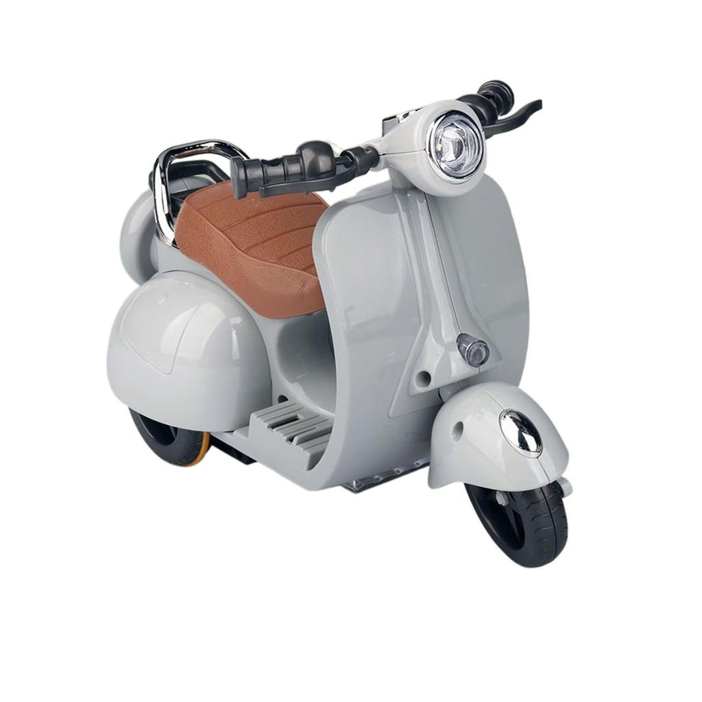 Миниатюрный игрушечный мотоцикл для трюков, вращающийся на 360 градусов, кукольные аксессуары для домашних животных, модель электрического мотоцикла