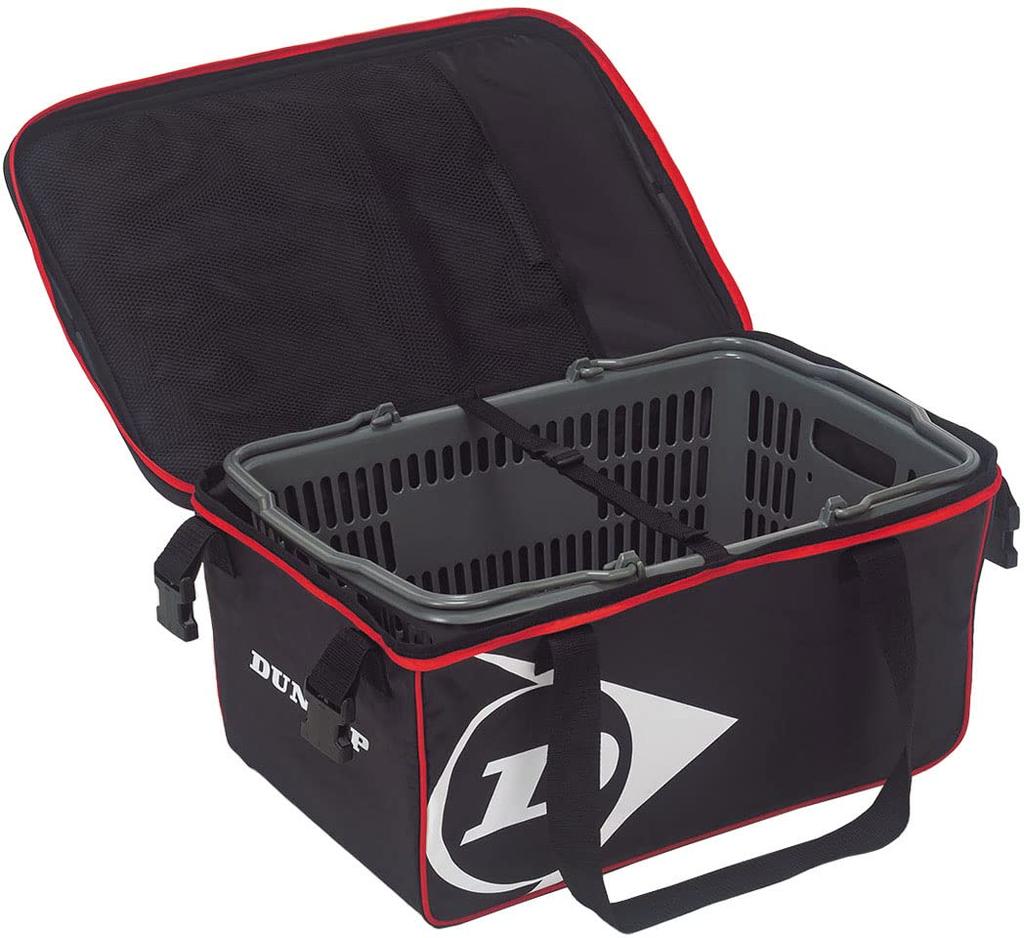 Ball Bag Black DST002 DUNLOP-Tennis 52×27×37cm
