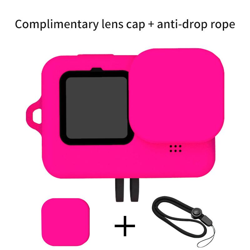 Для Hero 9 10 11 12 черный чехол для аксессуаров защитный мягкий стандартный корпус резиновый силиконовый чехол протектор для Hero