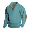 Spring And  Men's Standing Collar Sweatshirt Is Outdoor Casual Sweaters Tops