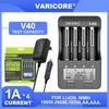 VariCore V40 V20i 18650 литиевая батарея интеллектуальное зарядное устройство 3.7V 26650 10440 16340 18350 14500 1.2V NiMH AA AAA батарея