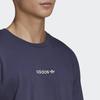 adidas Футболка с длинным рукавом и принтом логотипа Clover Originals, мужские топы синего цвета HN0390