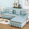 Houndstooth Sofa Cushion Four Seasons Universal Non-slip Living Room Sofa Cover Nordic Light Luxury Chenille Cover Cloth Towel