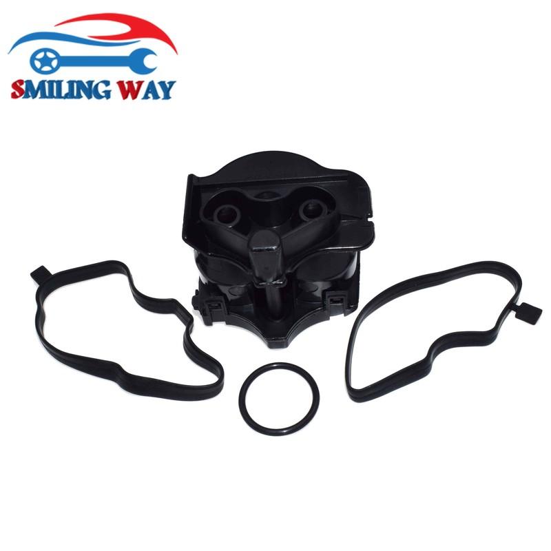 Crankcase Breather Oil Separator Filter Gasket For BMW E46 E39 E60 E61 E65 E66 E67 X3 E83 11127799224 11127793163 11127799367