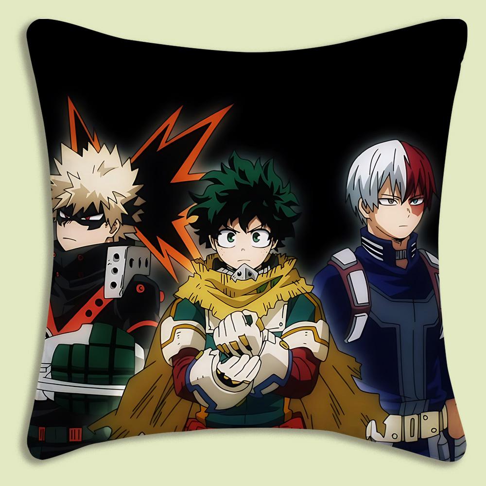 Аниме Hunter x Hunter Наволочки Мультяшные Декоративные для Дивана Домашние Двусторонние Короткий Плюш Милая Подушка