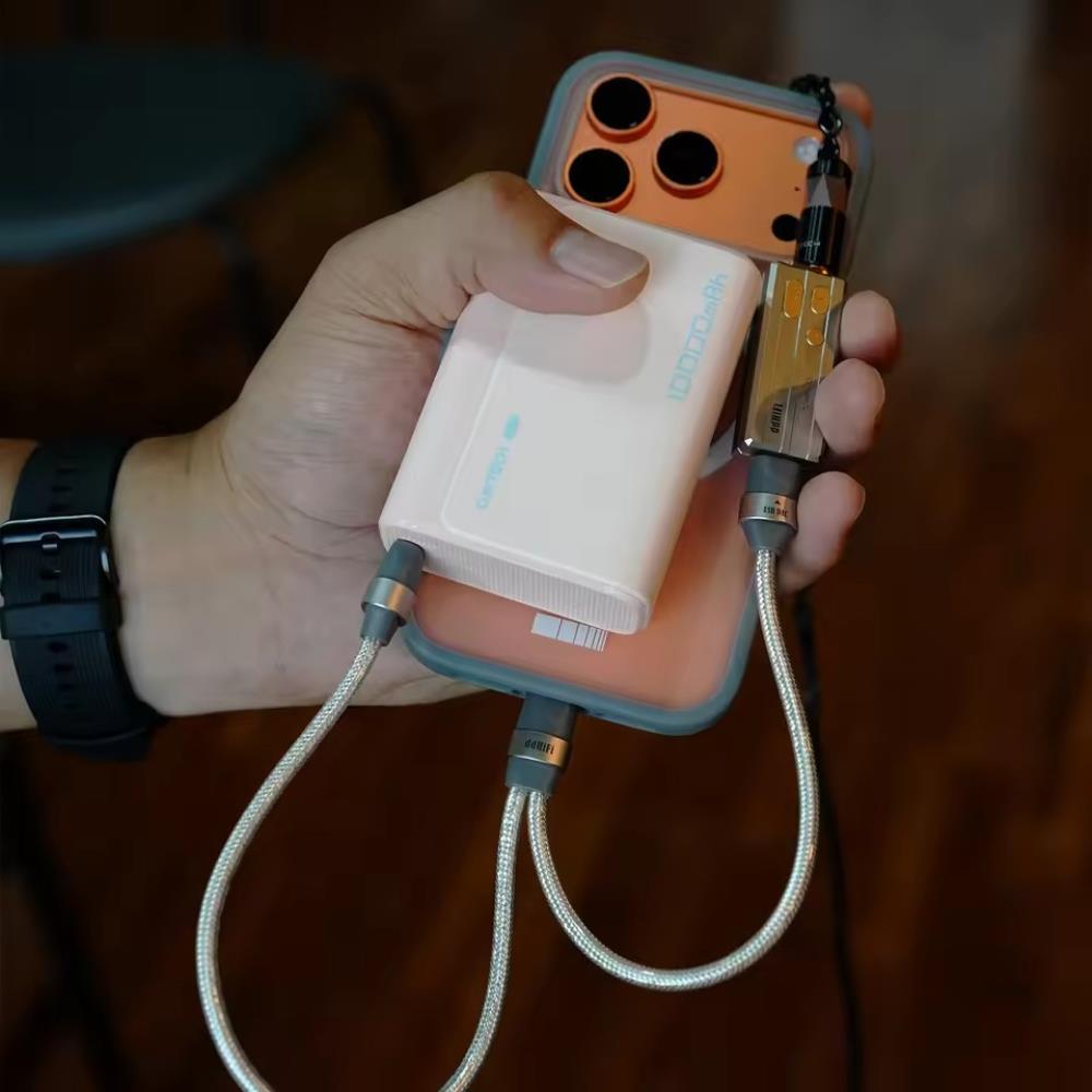 DdHiFi TC05M3 Двойной штекер USB-C с кабелем для зарядки OTG и декодирования Аудиодекодирование и зарядка 2-в-1 Хороший продукт