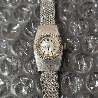 SEIKO Женские винтажные механические наручные часы С ручным заводом 10-8400