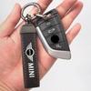 -Suede Car Styling Keychain Keyring Metal Key Chain Pendant For BMW MINI WORKS One Cooper JCW Countryman R58 R57 R56 R55 F55 F56 mkhr65