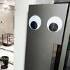 1 пара 5 см/7 см/10 см/12 см/15 см магниты на холодильник самоклеящиеся DIY синтетическая смола черно-белые гугли-глаза наклейки на холодильник аксессуары для скрапбукинга