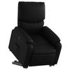 VidaXL Fauteuil Inclinable, Chaise de Relaxation avec Dossier et Repose-pied Réglables, Siège de Salon Salle de Séjour, Noir 3204886