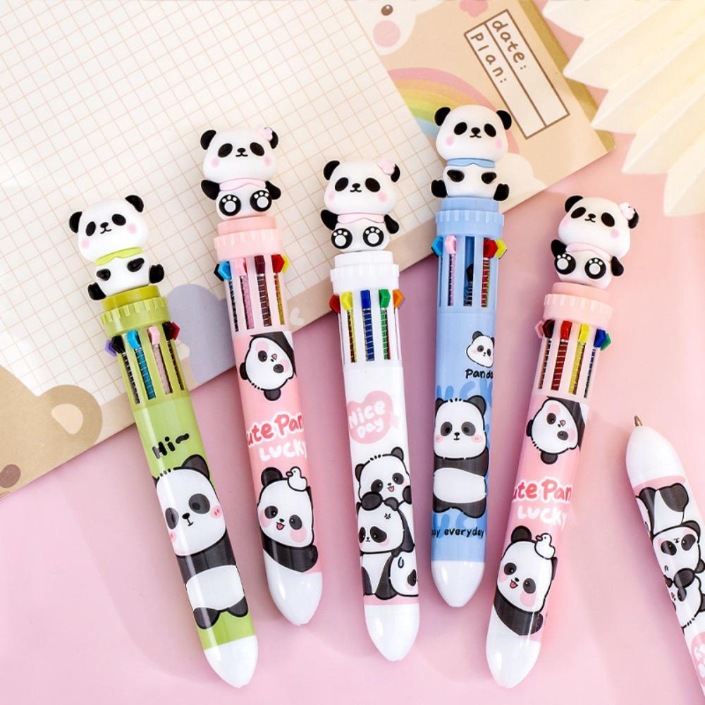 Cute Ballpoint Pen Plastic Stationery Gifts New Panda Ballpoint Pen