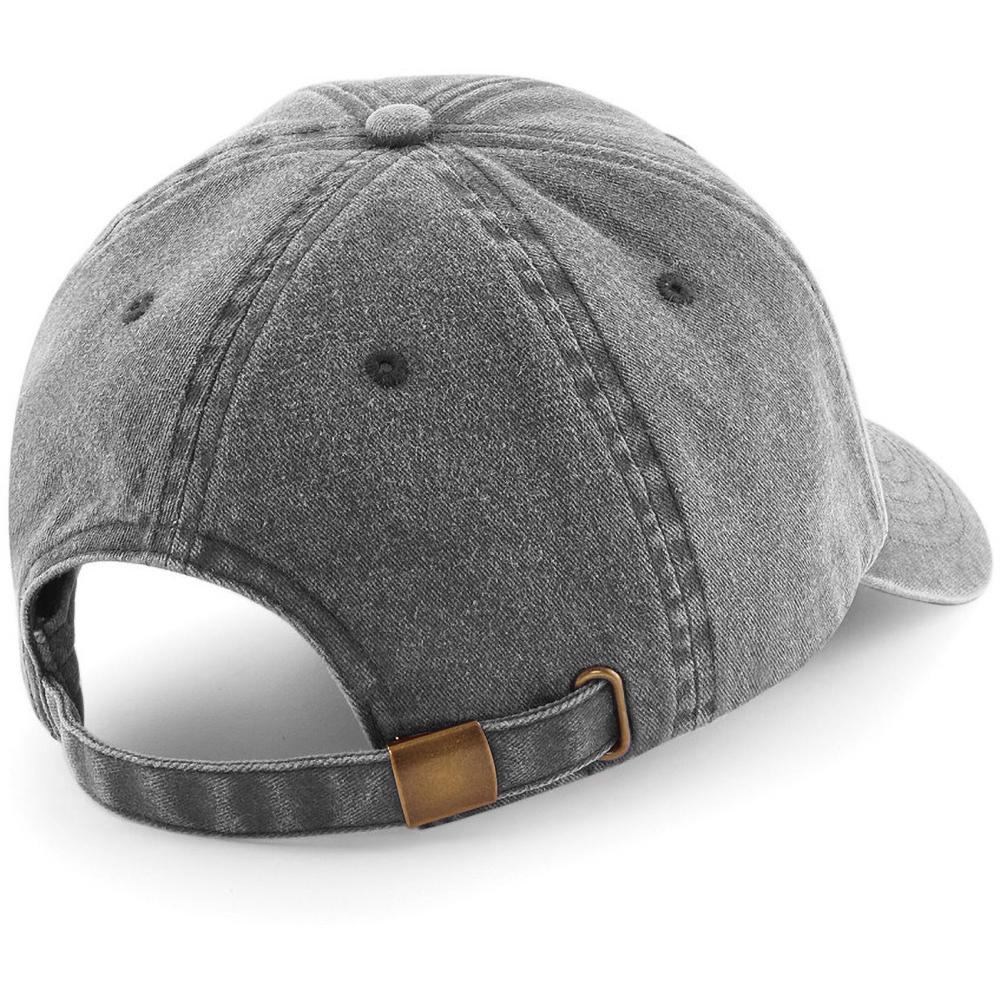 Beechfield Unisex Low Profile Vintage Denim-Look Cap