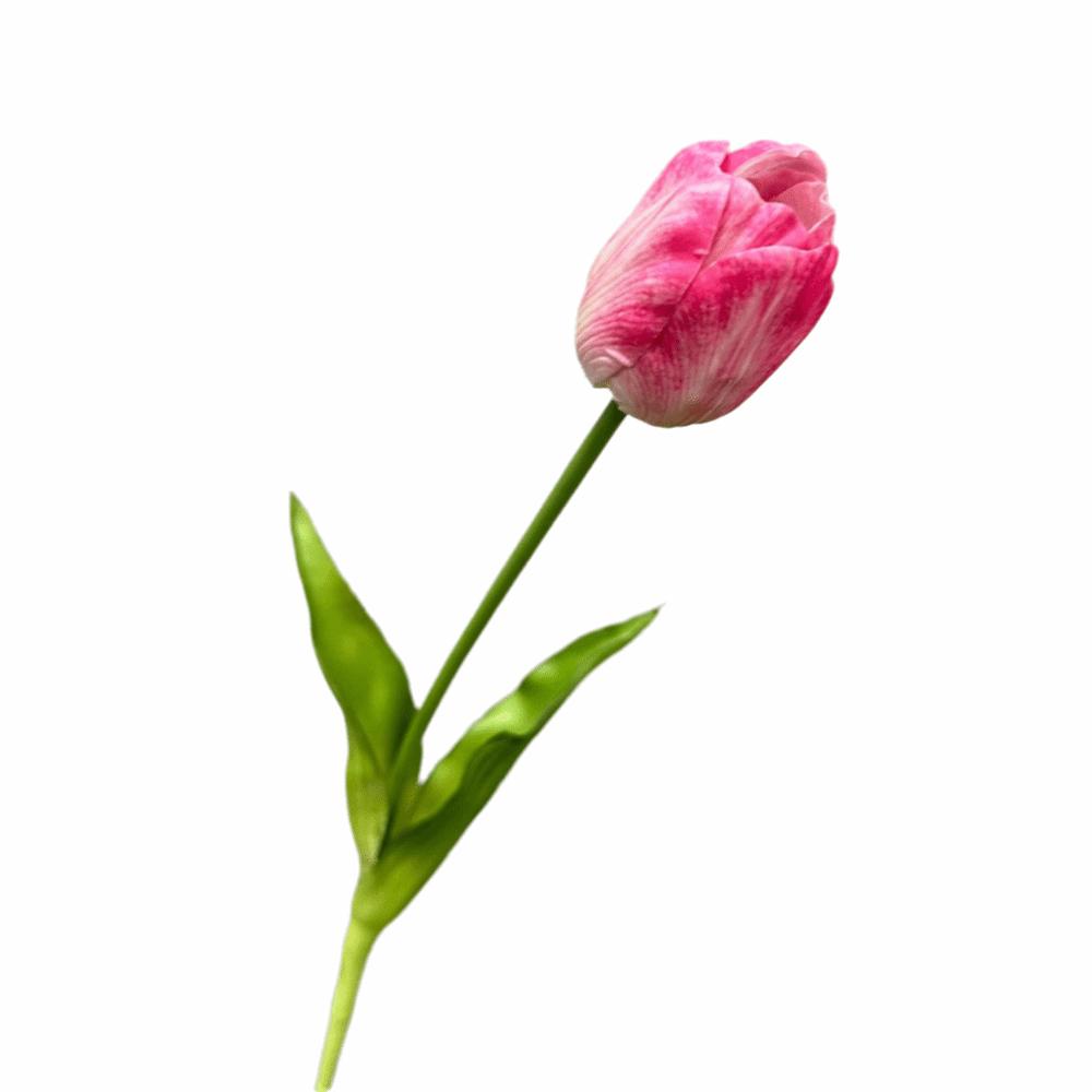 High-End Realistic Tulip Simulation Flower Hand-Held Design Flower Arrangement Faux Tulip Flower Parrot Tulip Lifelike Tulip