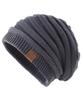 Winter Knitted Large Knitted Cold Brushed Cold Protection Knit Knit Mountain Climbing Hat Number [Flame Arc] Men's Hat, Size, Cap, Protection, Lining,