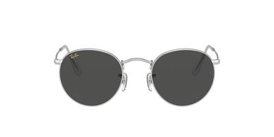 Ray-Ban 0RB3447 ROUND METAL 9198B1 Темно-серые Солнцезащитные очки