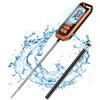 BOMATA Waterproof Fast-Reading Thermometer for Cooking, Extra-Long Probe, Washable, IPX7 Waterproof, Fast Reading In 2-4 Seconds, High Accuracy, Digit