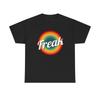 Футболка с принтом Freak Унисекс Плотный Хлопок Новинка Подарок