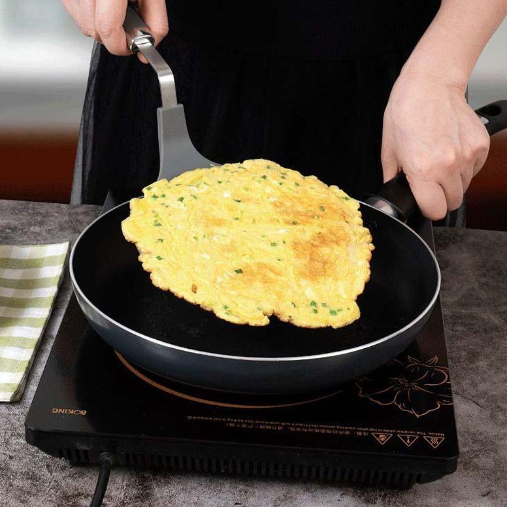 Semicircular Head Pancake Spatula Heat Resistant Cake Lift Plate Durable Pizza Turner Egg