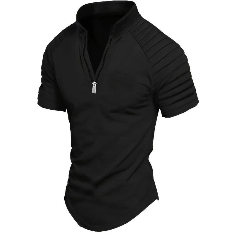 Men S Summer Casual Plain Short Sleeve Polo Shirt