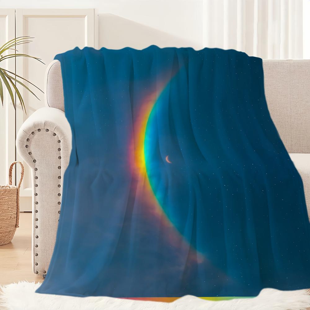 Band C-Coldplay Moon Music Blanket Plush Nap Sofa rug for Living Room Warm Office Bedroom Birthday Home Travel Kid Gifts