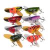 Мини-приманки для рыбалки Topwater Crankbait, плавающие жесткие приманки Swimbait для пресной и соленой воды