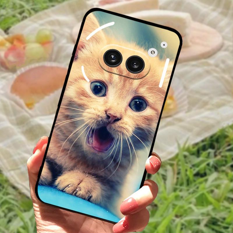 Чехол-бампер для Nothing Phone 2A, силиконовый, мягкий, модный, черный, Full Protective A142 Capa