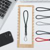 5Pcs Anti-lost Phone Lanyard Short Braid Necklace Wrist Strap U Disk Lanyard Bottle Lanyard Adjustable Key Lanyard Holders