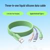 Кабель для быстрой зарядки «три в одном» 2,4 А для Apple и Huawei, Type-C 6 А «один к трем»