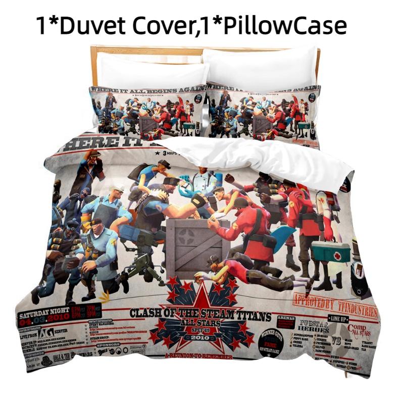 Trendy 3d Print Home Textile Set Fortnite Inspired American Style