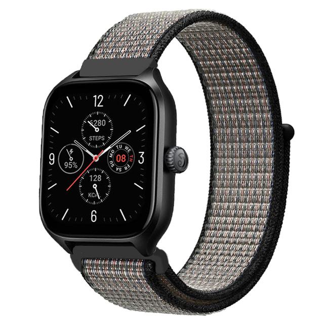 20 мм 22 мм Нейлоновый ремешок-петля Для Amazfit GTS 4/3/3pro/2e/GTS 2 Mini/GTR 4 47 мм/GTR 2/Stratos 2 3 Ремешок Для Amazfit Bip 3 Pro Correa