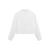 Li Ning Plain Loose Casual Shirt Long Sleeve Shirt Women Shirts White ASHT024-3
