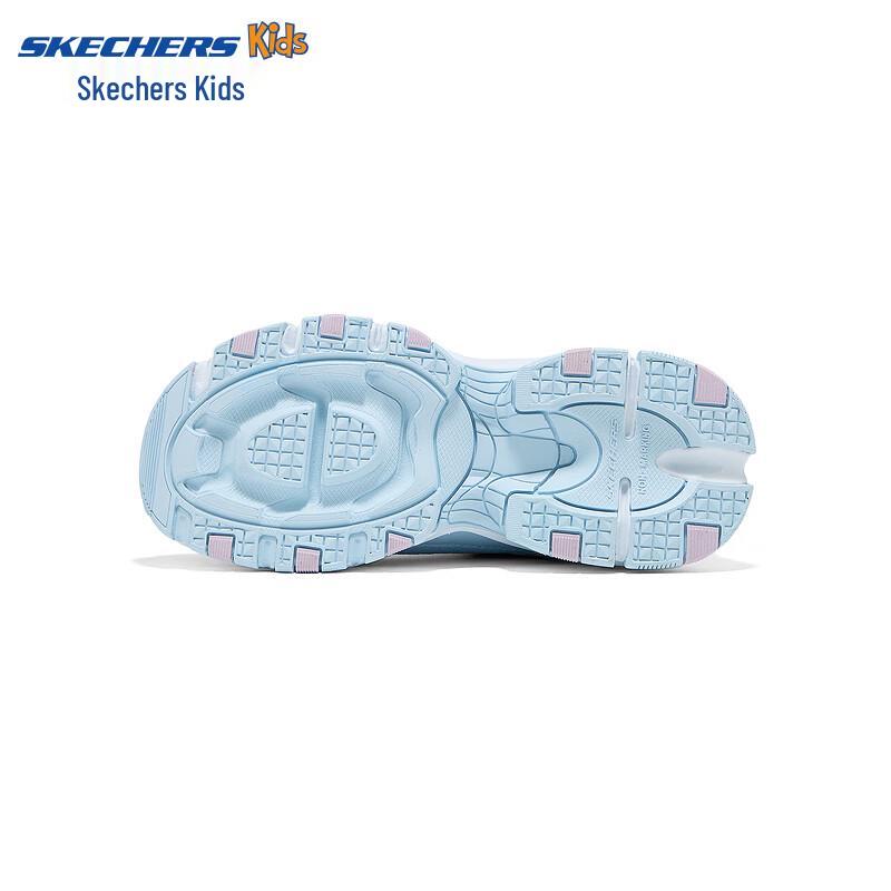 Skechers Кроссовки для девочек на липучках в стиле "папиных" 319353L
