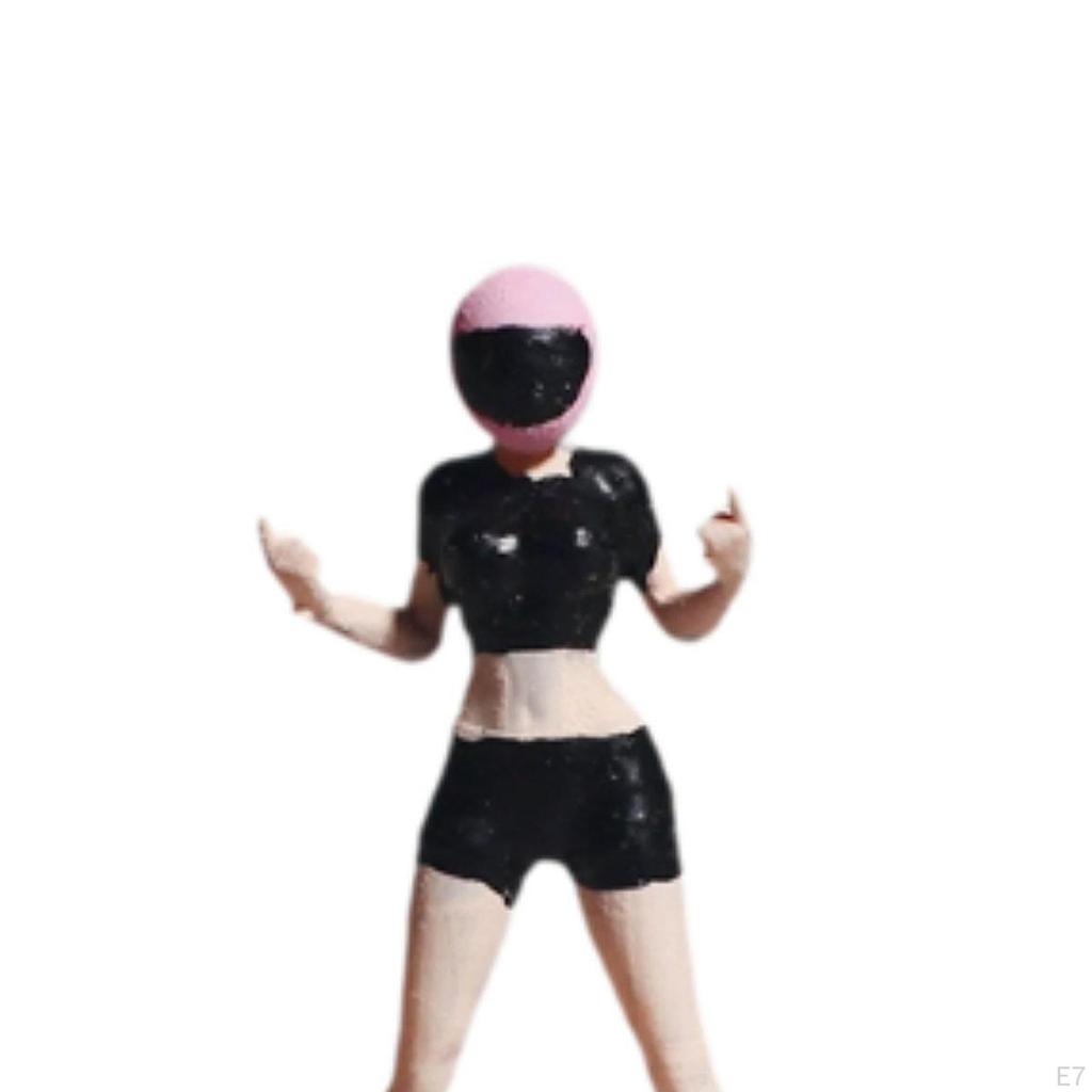 1/64 Figures Model Tiny People Fairy Garden Scene Props Desk Decoration Photography Hand Painted