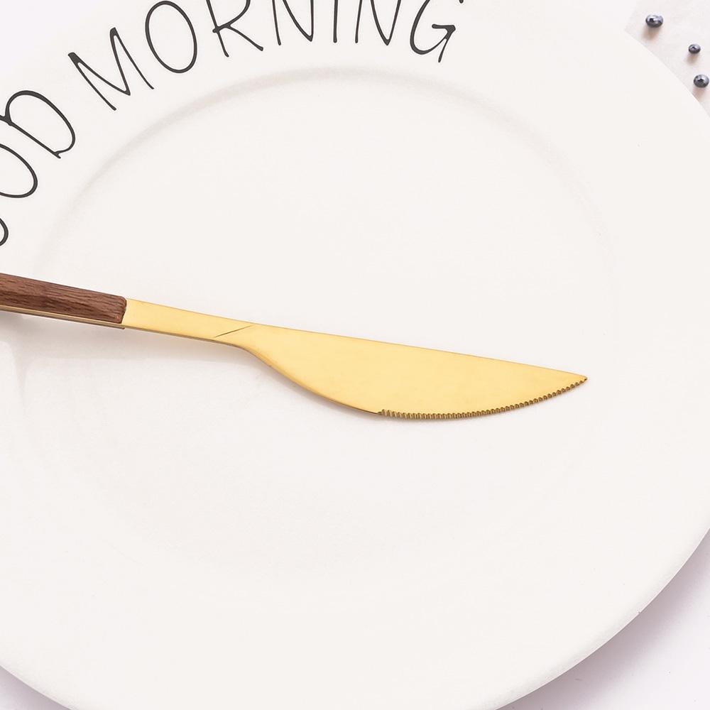 4/12/16 шт., набор столовых приборов, палочки для еды, ножи, вилки, ложки, набор посуды с имитацией деревянной ручки, корейский японский набор посуды