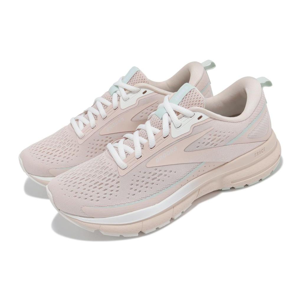 Brooks Trace 3 Crystal Grey Blue Glass Женские кроссовки Белые 120401-1B-270