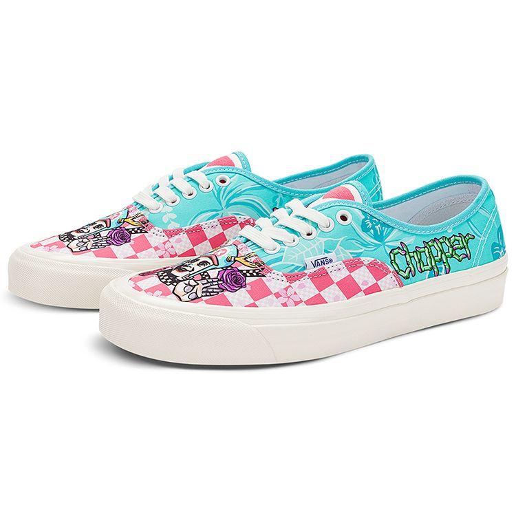 One Piece x Vans Authentic 44 DX Чоппер Унисекс Кроссовки Синий Мятный Розовый VN0005U8JBW