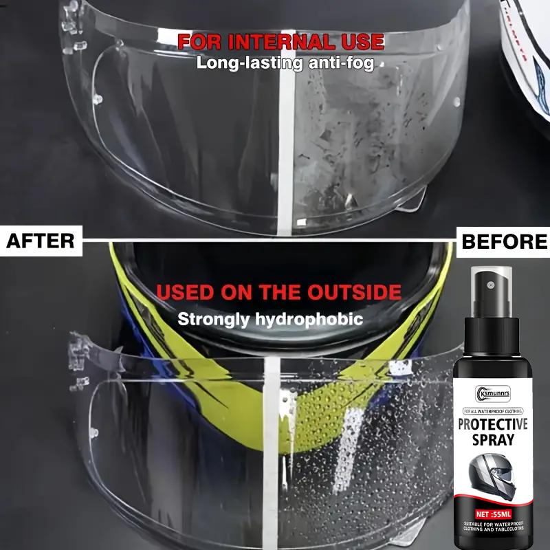 Motorcycle Helmet Car Anti-Fog Spray: Durable Nano Coating Enhances Visibility Fits All Helmets VehiclesSpeed Sensors 6