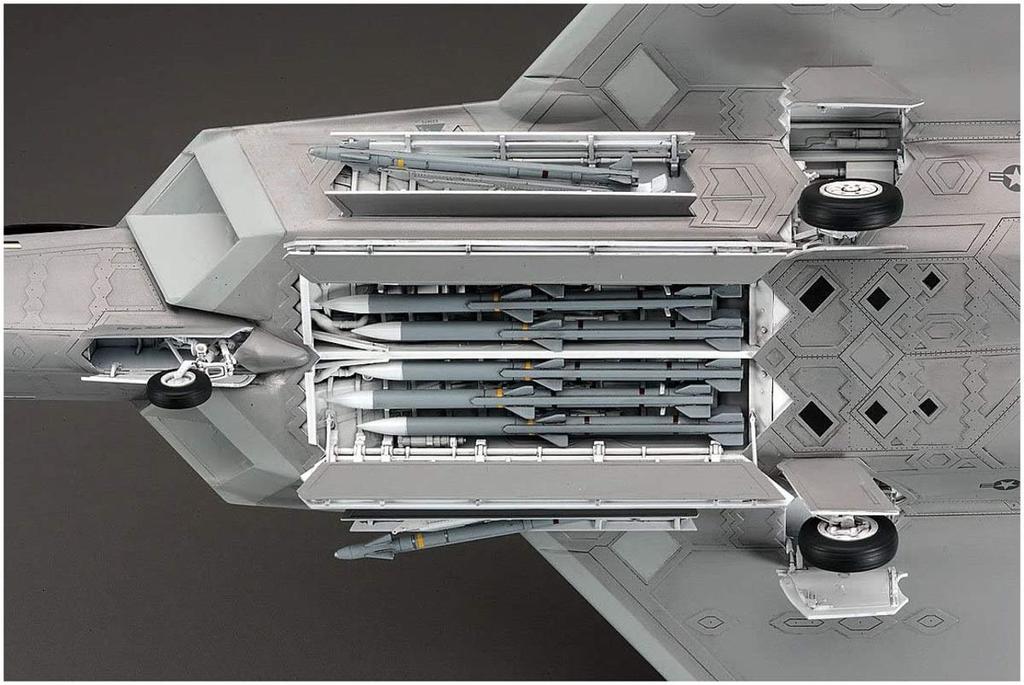 Hasegawa US Air Force Air Superiority Fighter Raptor Plastic Model Dual Use PT45 1/48 F-22