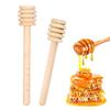 2-Piece Wooden Honey Stirring Sticks for Honey, Jam, Milk, and Coffee (8cm X 1 + 10cm X 1)