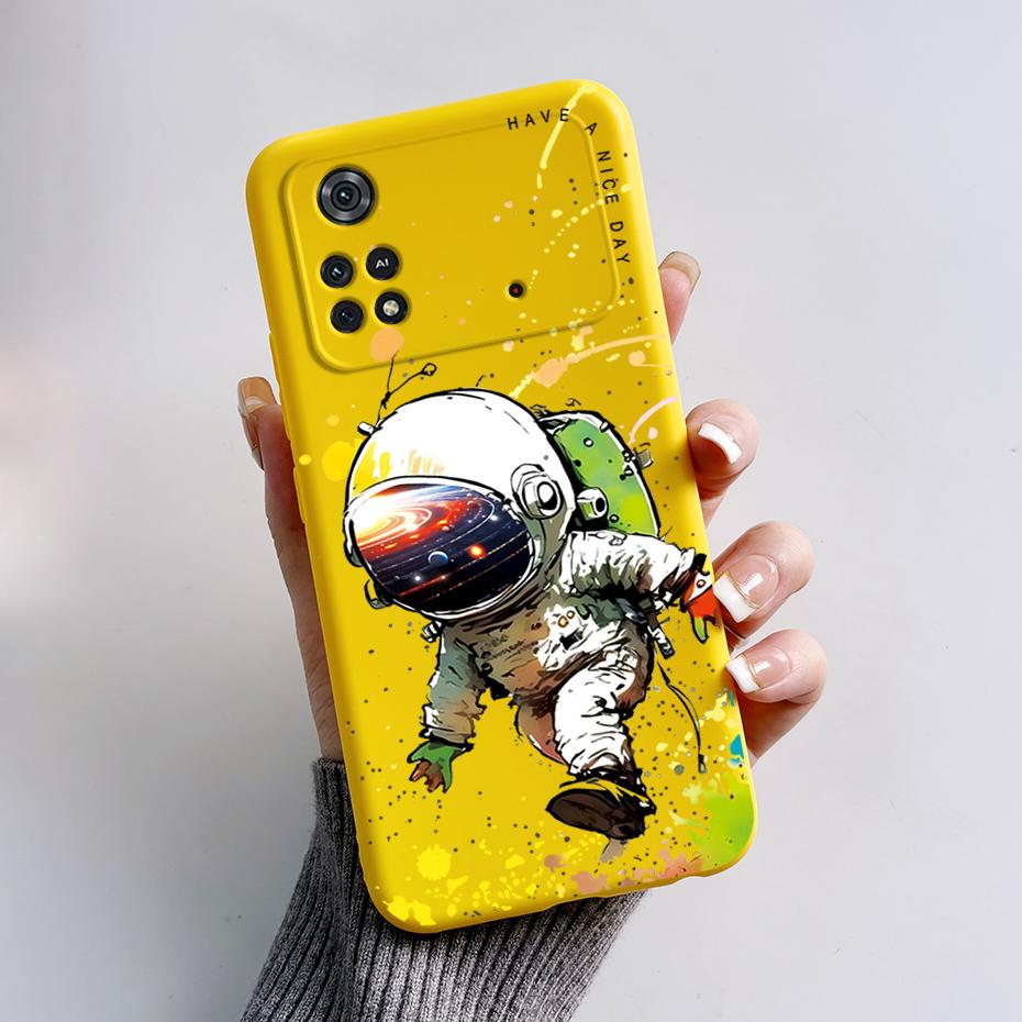 Чехол для Poco X4 Pro 5G Poco M4 Pro Милый Панда Задняя Крышка Мягкий Силикон Матовый Защитный Funda Для Xiaomi Poco X4 Pro Чехол для Телефона