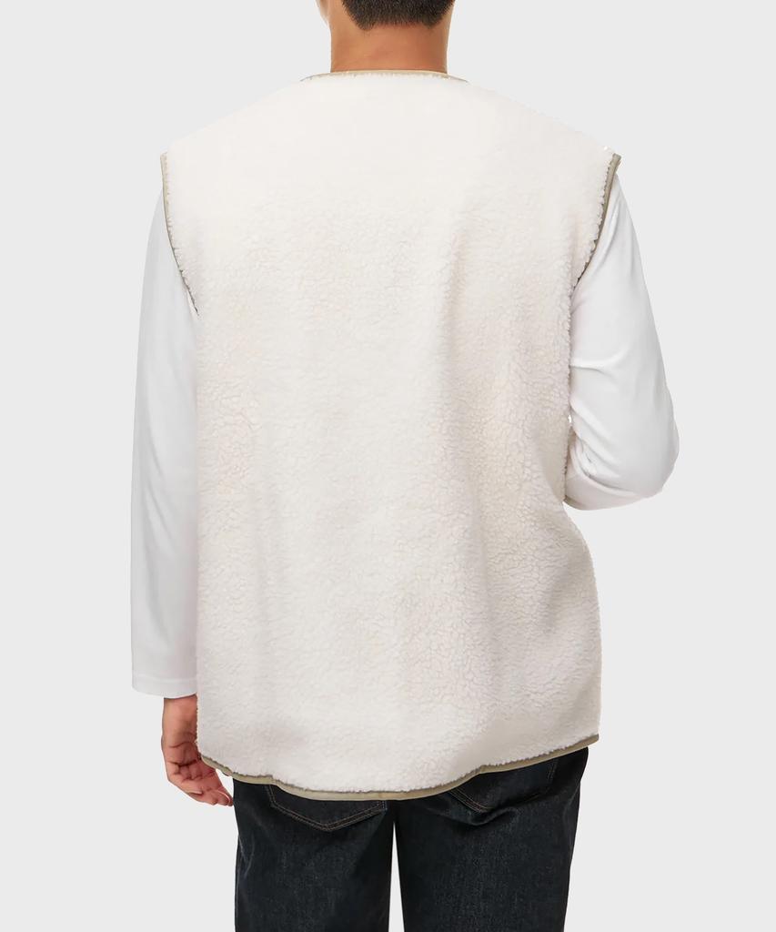 Dickies Relaxed Fabric Blocking Vest Cream
