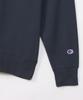 Sweatshirt Long Sleeve Round Neck Cotton USA Script Logo Crew Neck Sweatshirt Basic Navy L [Champion] C3-Y026 Men's
