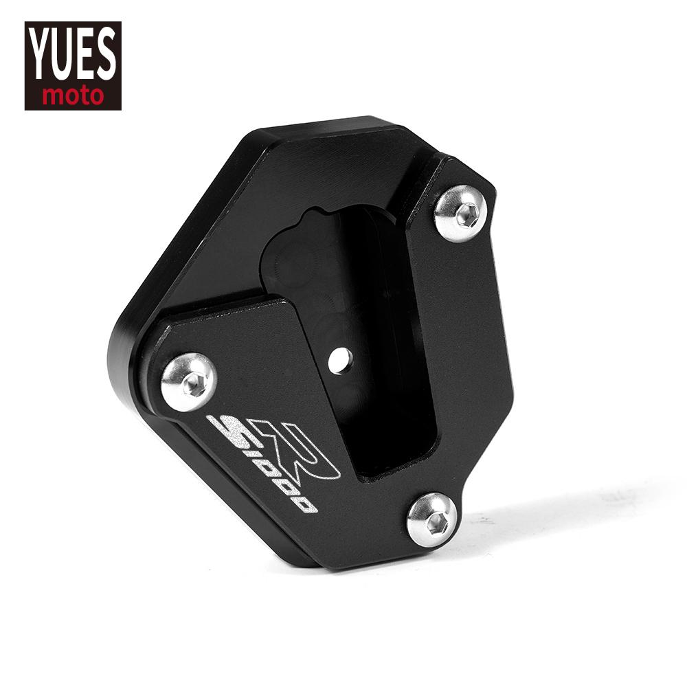 Motorcycle Accessories Side Stand Extension Plate Kickstand Foot Enlarger For BMW S1000 R 2017