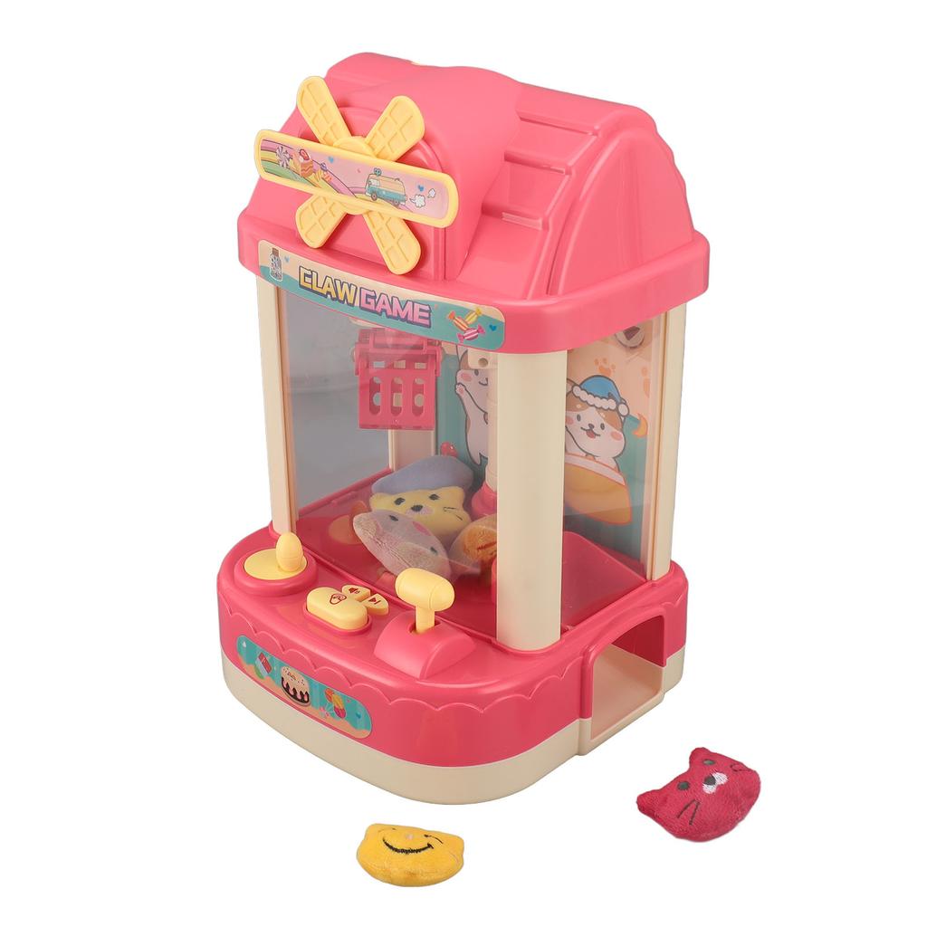 Миниатюрная машина для захвата кукол 6 кукол ветряная мельница типа электрическая игрушка для захвата кукол для детей розовый