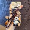 Creative Cartoon Panda Keychain Kawaii Bag Hanging Panda Pendant Ornaments Chinese Style Car Key Ring Gifts